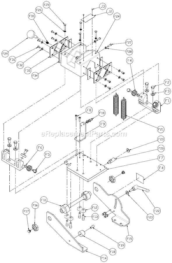 Page C Diagram and Parts List for MK-212  MK Diamond Tile Saw